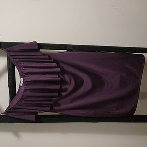 Milena Purple Strapless Dress NWOT